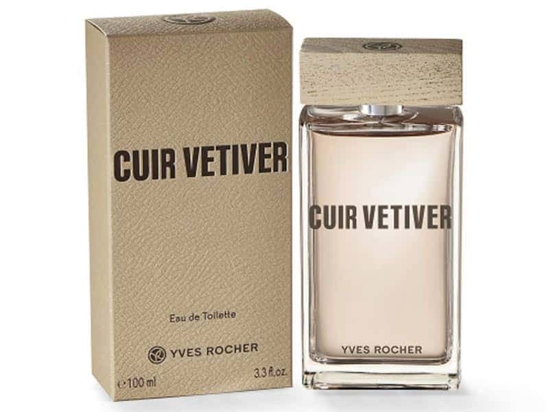 عطر و ادکلن مردانه ایوروشه کویر وتیور Yves Rocher Cuir Vetiver for Men