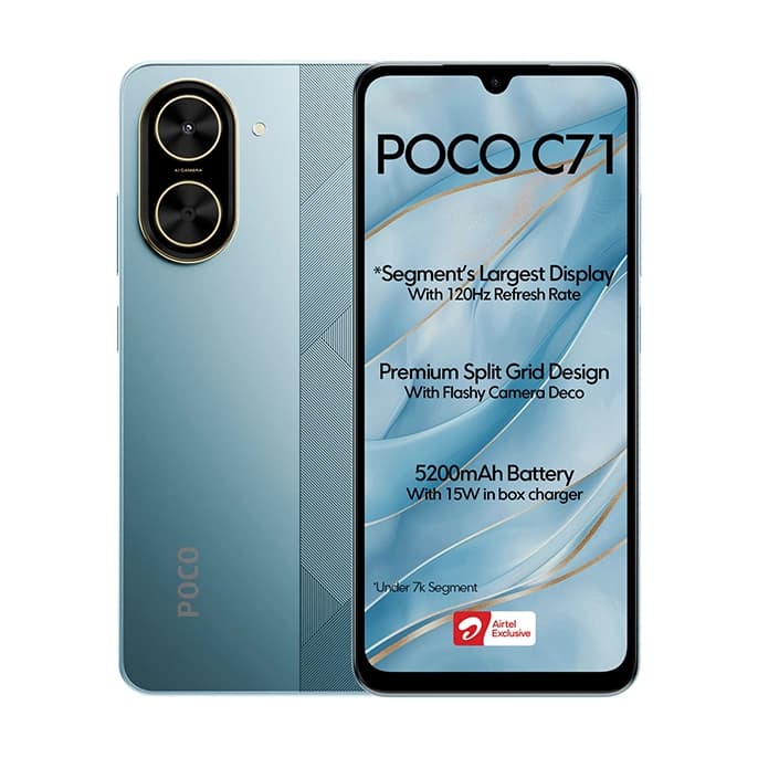 شیائومی مدل Poco C71 ظرفیت 128 گیگابایت رم 4 گیگابایت — تصویر ۴