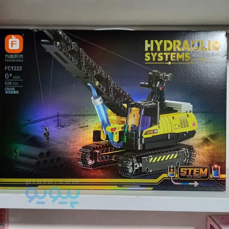 لگو جرثقیل هیدرولیک تکنیک برند فورنج بلاک مدل HYDRAULIC SYSTEMS CRANE کد FC9222