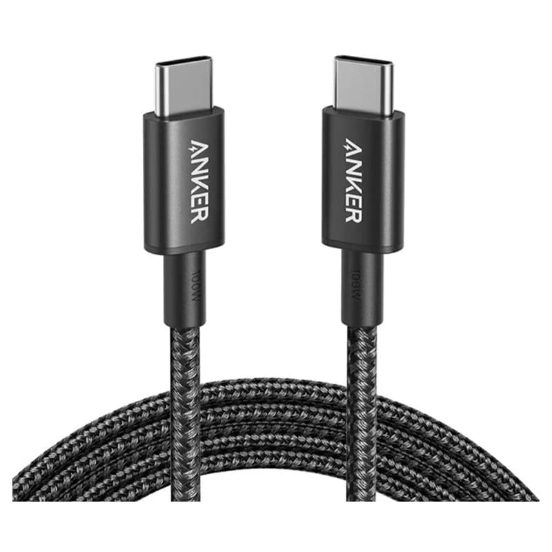 کابل شارژ انکر USB-C به USB-C مدل A8060H11 Zolo با طول 1 متر