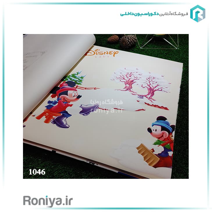 کاغذ دیواری طرح میکی موس کد 1050 — تصویر ۲