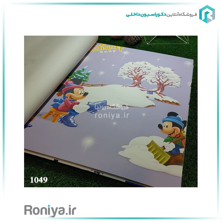 کاغذ دیواری طرح میکی موس کد 1050 — تصویر ۳