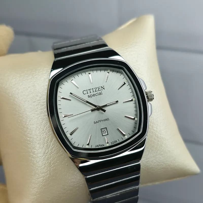 ساعت مچی اورجینال عقربه ای مردانه سیتیزن اسپشیال نقره ای مدل 2226G (سه موتوره) — تصویر ۳