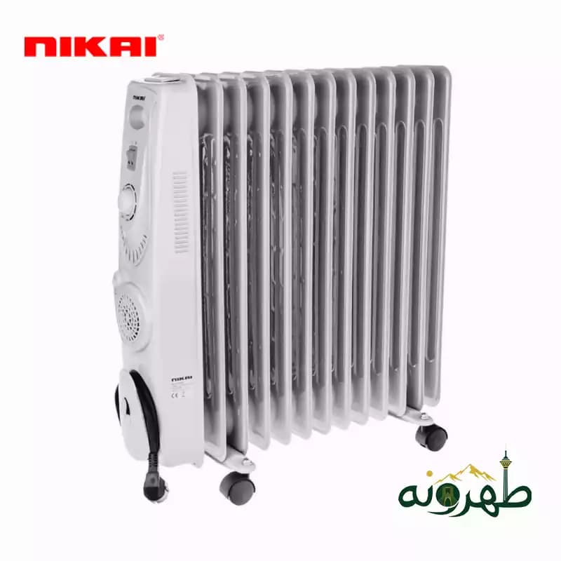 شوفاژ برقی 13 پره نیکای مدل NOH844A NIKAI — تصویر ۴