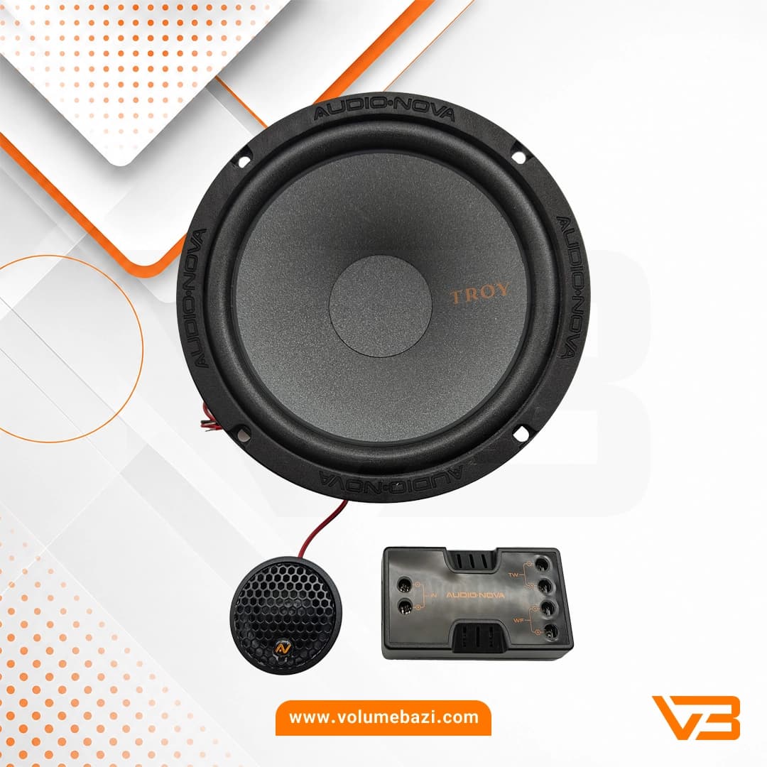 کامپوننت خودرو آدیو نوا مدل Troy CS-162P سایز 6.5 اینچ – بسته دو عددی — تصویر ۶