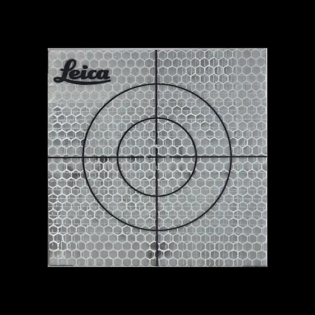رفلکتور شیت (تیپ) منشور برچسبی لایکا Leica Reflector Sheet 6cm – سایز 6*6 — تصویر ۲