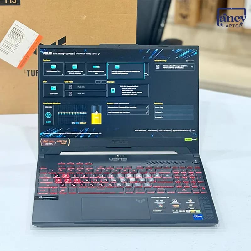 لپ تاپ استوک 15.6 اینچی ایسوس TUF Gaming F15 FX507VI Core i7-13620H 16GB 512GB SSD RTX 4070 8GB 144Hz — تصویر ۵