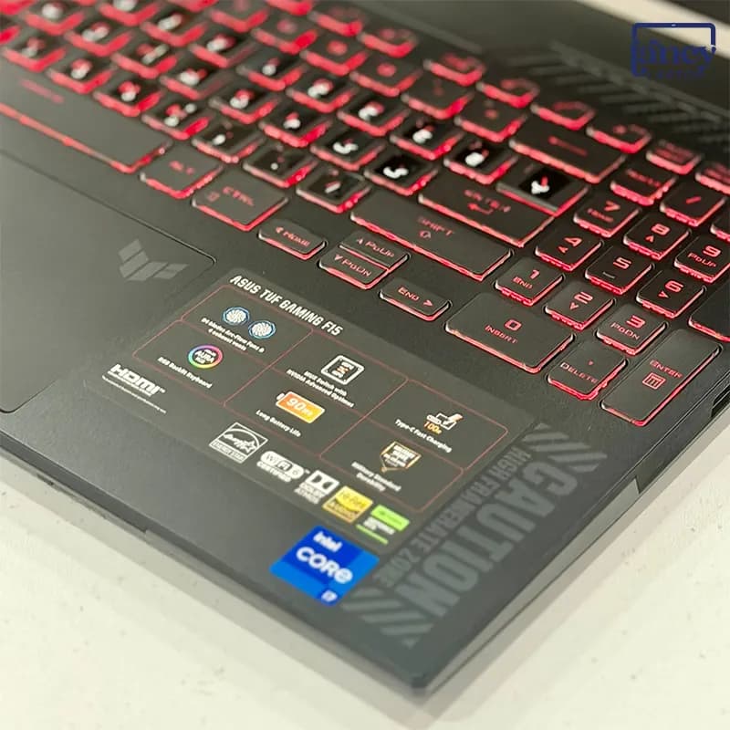 لپ تاپ استوک 15.6 اینچی ایسوس TUF Gaming F15 FX507VI Core i7-13620H 16GB 512GB SSD RTX 4070 8GB 144Hz — تصویر ۷
