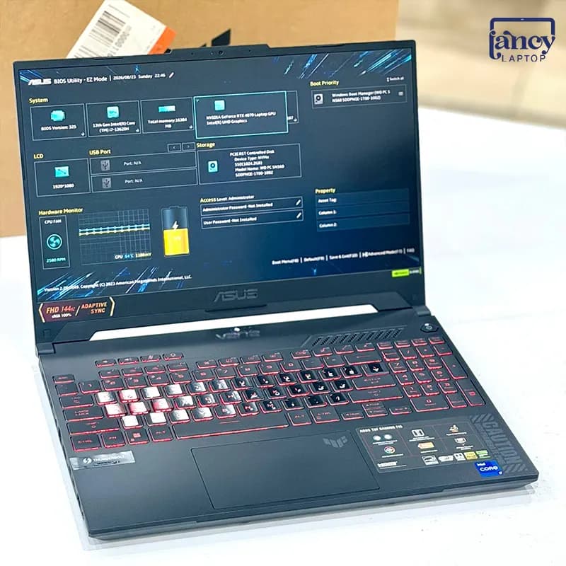 لپ تاپ استوک 15.6 اینچی ایسوس TUF Gaming F15 FX507VI Core i7-13620H 16GB 512GB SSD RTX 4070 8GB 144Hz — تصویر ۳
