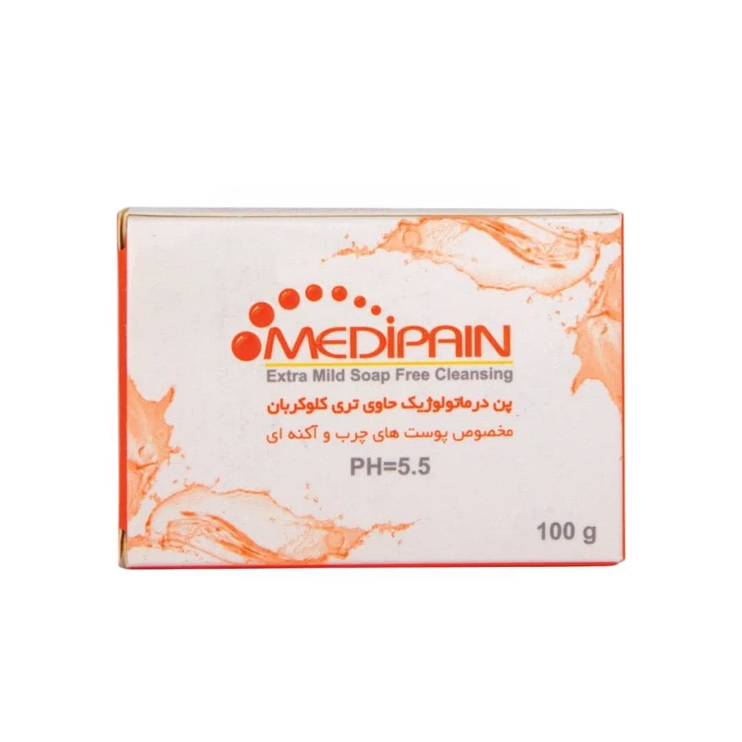 پن حاوی درماتولوژیک تری کلوکربان TCC پوست چرب و آکنه ای 100 گرم مدیپن Medipain