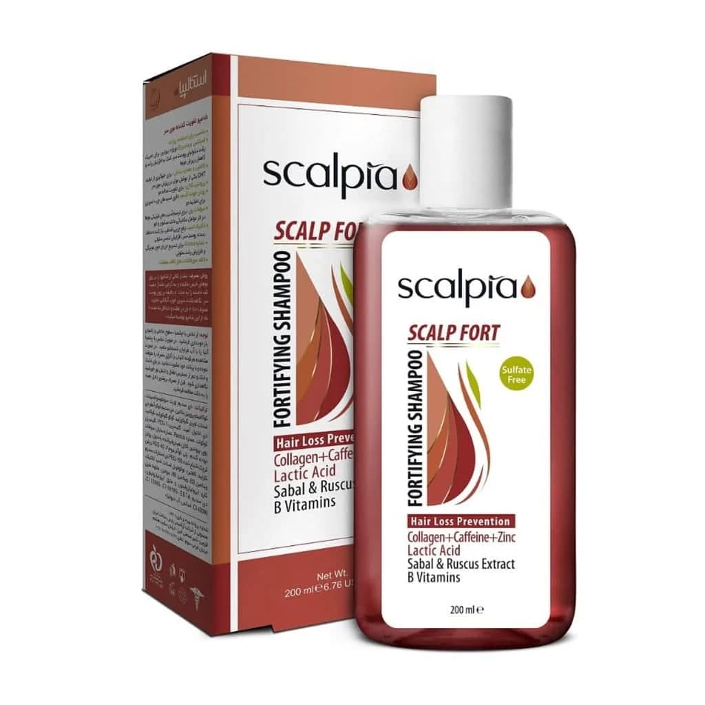 شامپو تقویت کننده انواع مو سر اسکالپیا Scalpia