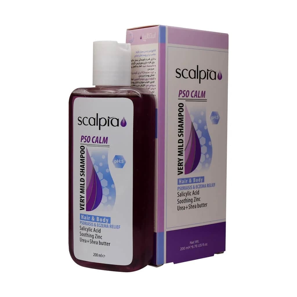 شامپو سر و بدن بسیار ملایم مناسب پوست حساس اسکالپیا Scalpia