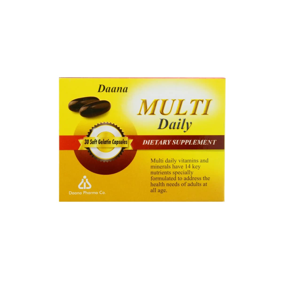 سافت ژل مولتی دیلی دانا 30 عدد (Daana Multi Daily)