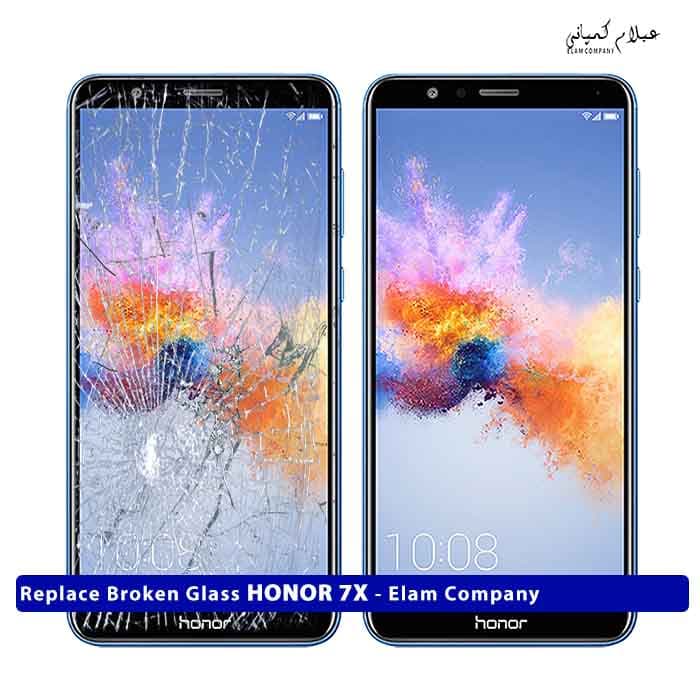 تعویض گلس تاچ ال سی دی آنر HONOR 7X – ضمانتی و بدون ریسک