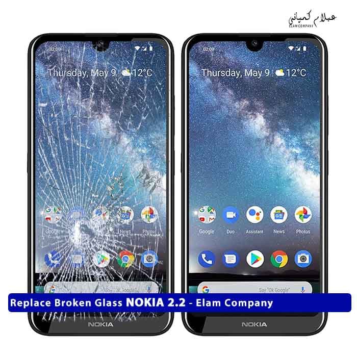 تعویض گلس تاچ ال سی دی نوکیا NOKIA 2.2 – ضمانتی و بدون ریسک
