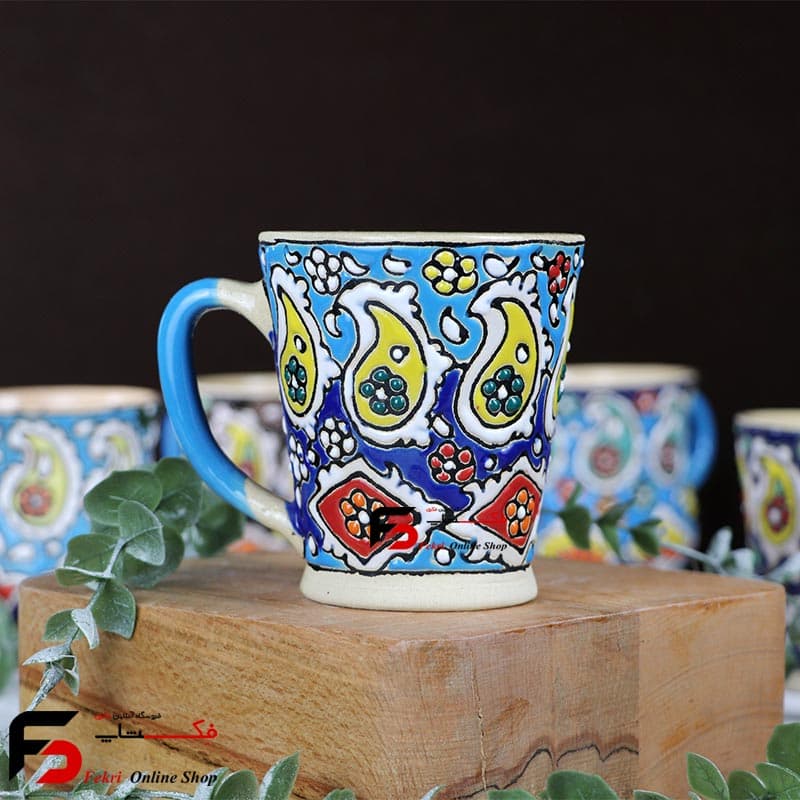 لیوان مینا کاری سفال — تصویر ۳