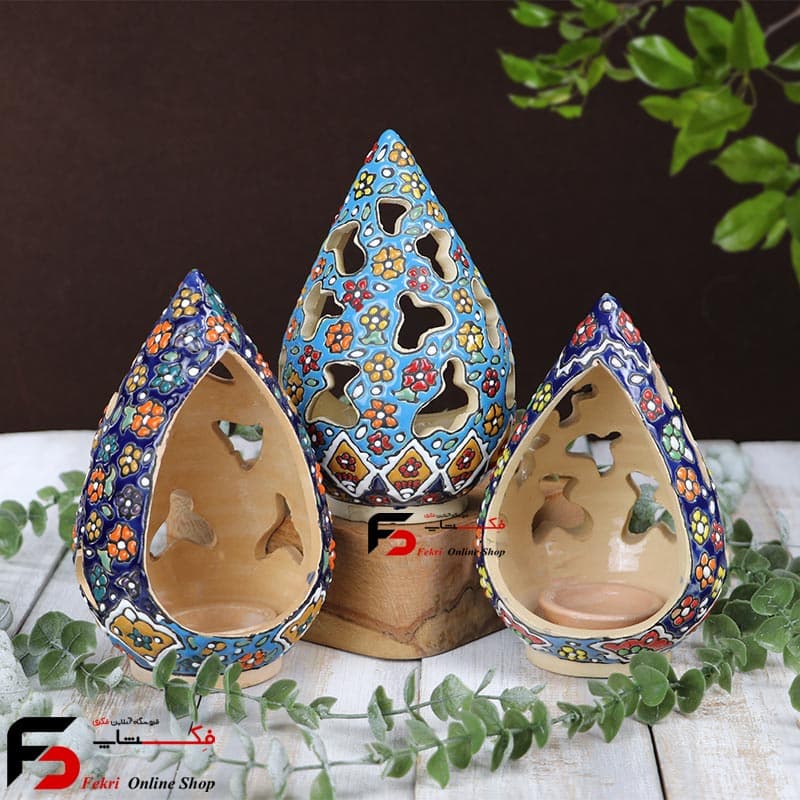 وارمر اشکی مینا کاری سفالی — تصویر ۲
