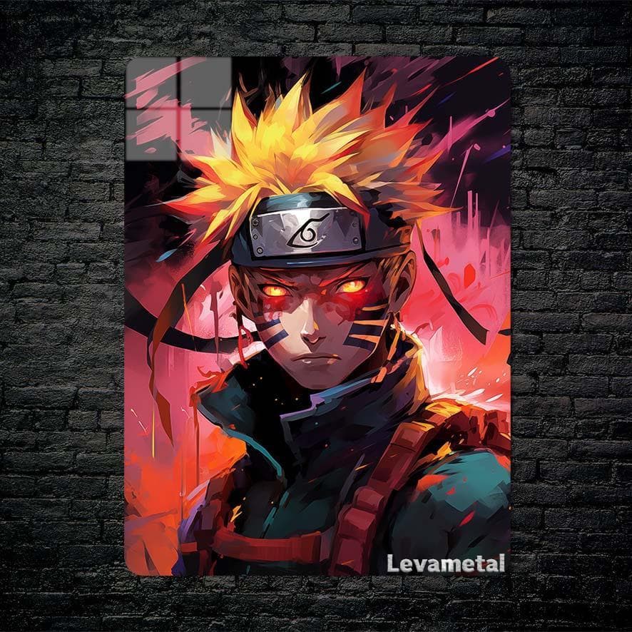 متال پوستر ناروتو از انیمه Naruto با کد A-017