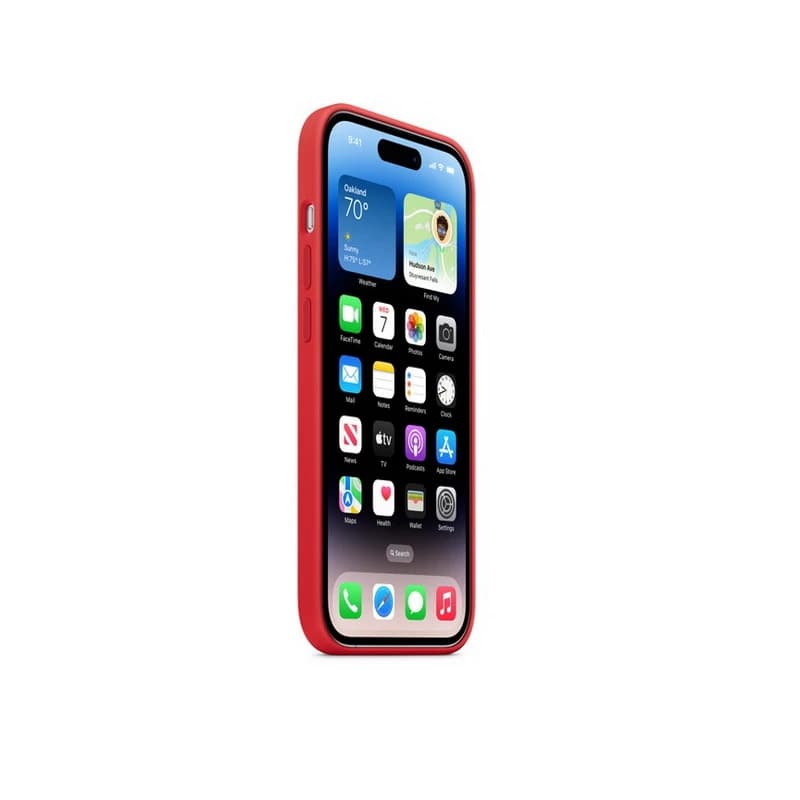 کاور مدل سیلیکونی-رنگ قرمز مناسب برای گوشی موبایل اپل iphone 14 Promax کد: M24137 — تصویر ۲