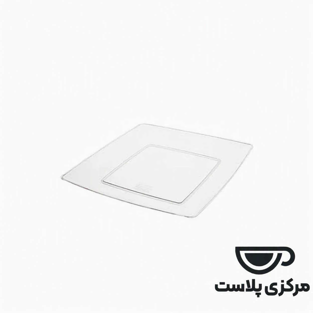 بشقاب کیک لوکس بی‌رنگ