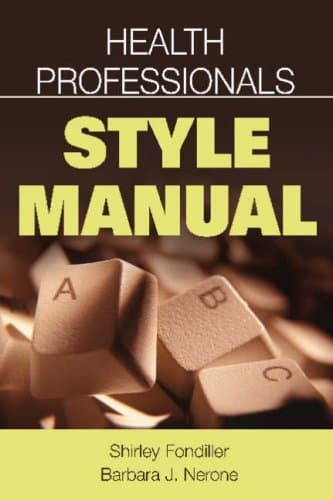 کتاب Health Professionals Style Manual نسخه کامل