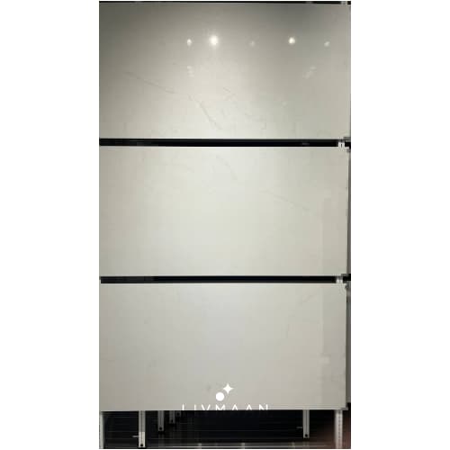سرامیک 160*80 شوگر گلوسی سمی پولیش مسکو سفید ریوان (28830) — تصویر ۲