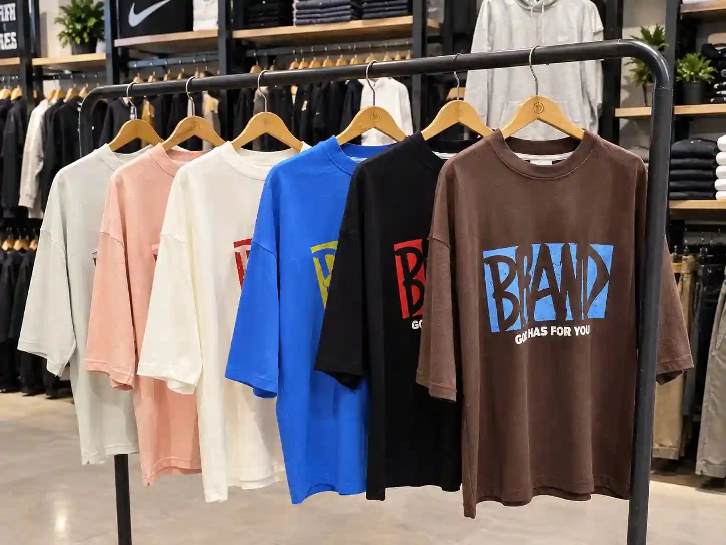 تیشرت سوزنی مدل BRAND — تصویر ۳