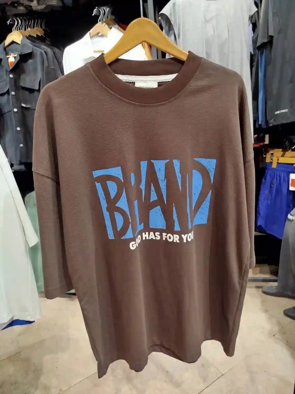 تیشرت سوزنی مدل BRAND — تصویر ۷