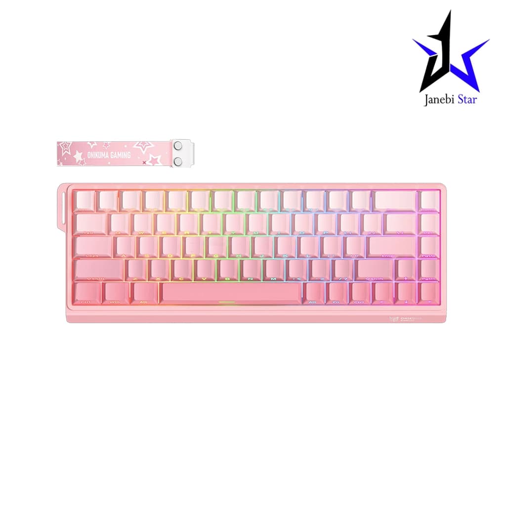 کیبورد گیمینگ Onikuma مدل G69 Pink