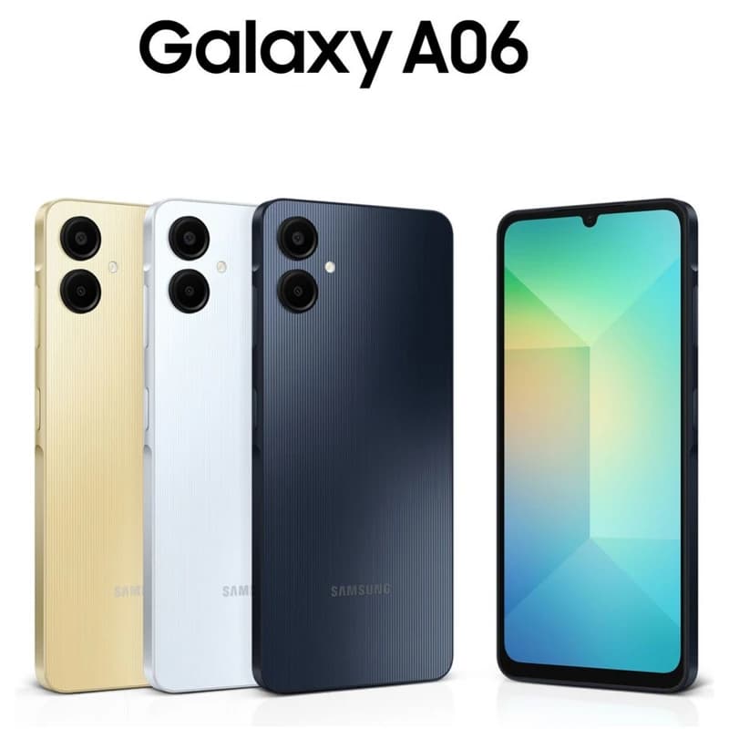 گوشی موبایل سامسونگ مدل Galaxy A06 دو سیم کارت ظرفیت 128 گیگابایت و رم 4 گیگابایت – به همراه شارژر دوپین 25 وات سامسونگ — تصویر ۶