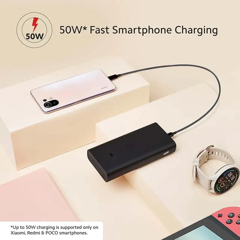 پاوربانک شیائومی مدل Xiaomi 50W Power Bank 20000mah PB2050SZM — تصویر ۶