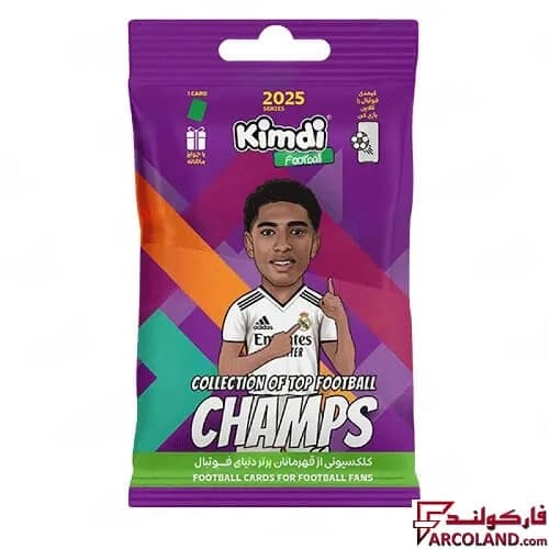 کیمدی کارت فوتبال چمپس مدل Champs 2025 بسته 6 عددی — تصویر ۴