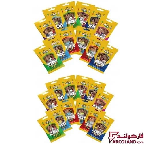 کیمدی کارت فوتبال هیرو مدل Heroes 2025 بسته 24 عددی