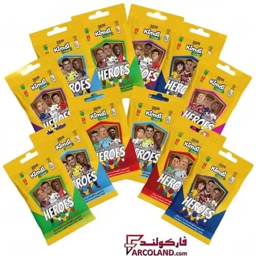 کیمدی کارت فوتبال هیرو مدل Heroes 2025 بسته 12 عددی
