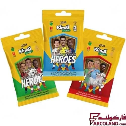 کیمدی کارت فوتبال هیرو مدل Heroes 2025 بسته 3 عددی