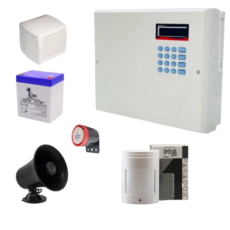 پکیج دزدگیر سیم کارتی اپتکس مدل OPTEX EX1