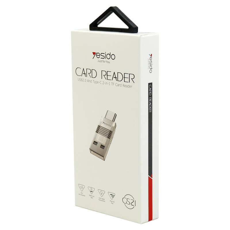 رم ریدر Yesido GS21 USB OTG Type-C — تصویر ۳