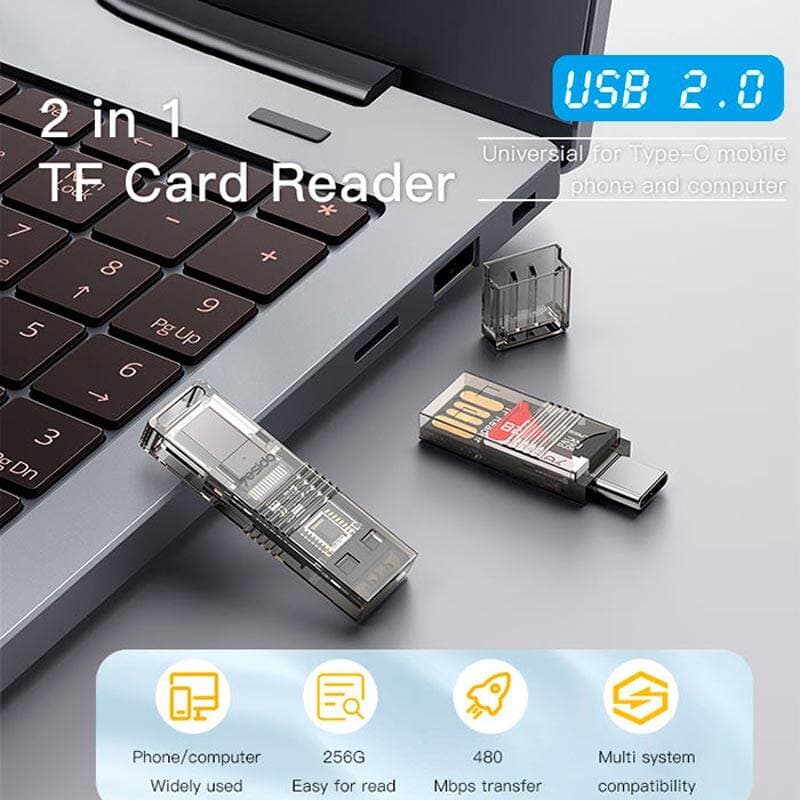 رم ریدر Yesido GS21 USB OTG Type-C — تصویر ۶
