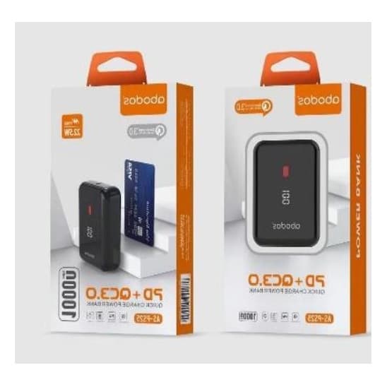 شارژر همراه آبادوس مدل AS-PS25 ظرفیت 10 هزار میلی آمپر ساعت — تصویر ۲