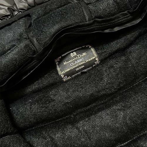 کاپشن مردانه شمعی وارداتی ماسیمو دوتی Massimo Dutti وارداتی ضدآب طرح پر کلاه جداشونده — تصویر ۸