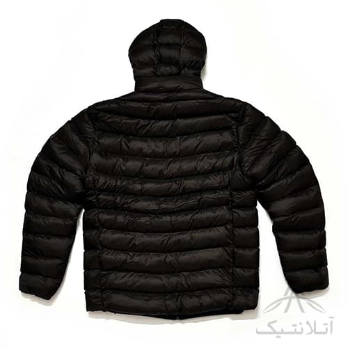 کاپشن مردانه شمعی وارداتی ماسیمو دوتی Massimo Dutti وارداتی ضدآب طرح پر کلاه جداشونده — تصویر ۳