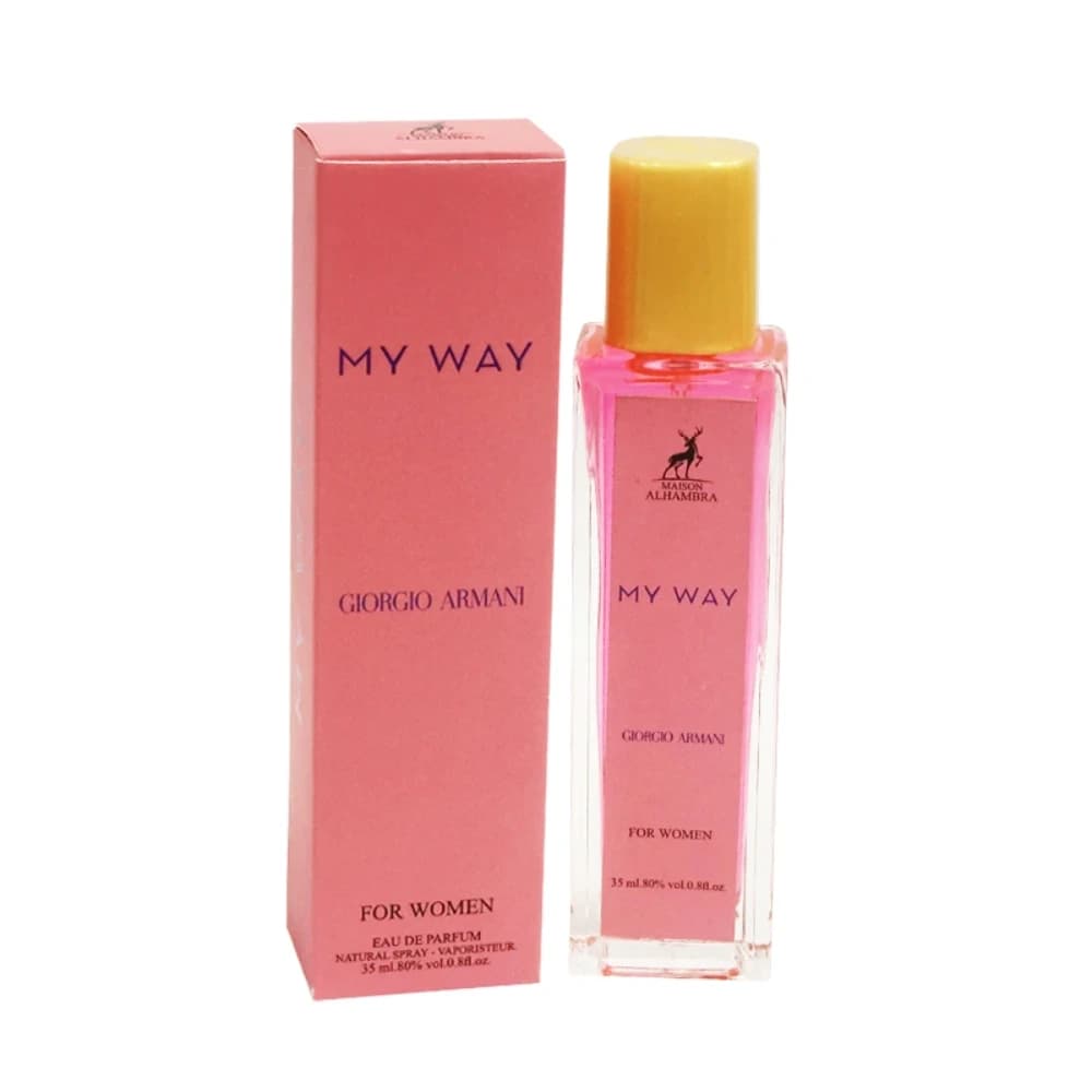 ادکلن مینی ادوپرفیوم مدل MY WAY الحمبرا زنانه — تصویر ۲