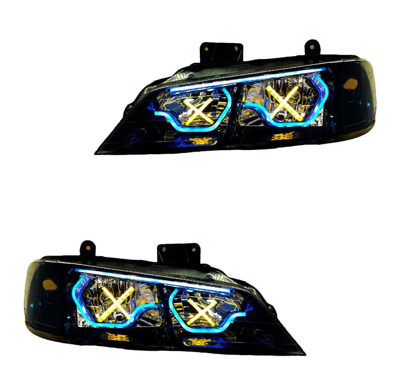 چراغ جلو خودرو گروه پژوهش صنعت مدرن مدل 3D-Hexa-X فولکالر دو حالته مناسب برای پژو پارس بسته دو عددی — تصویر ۳