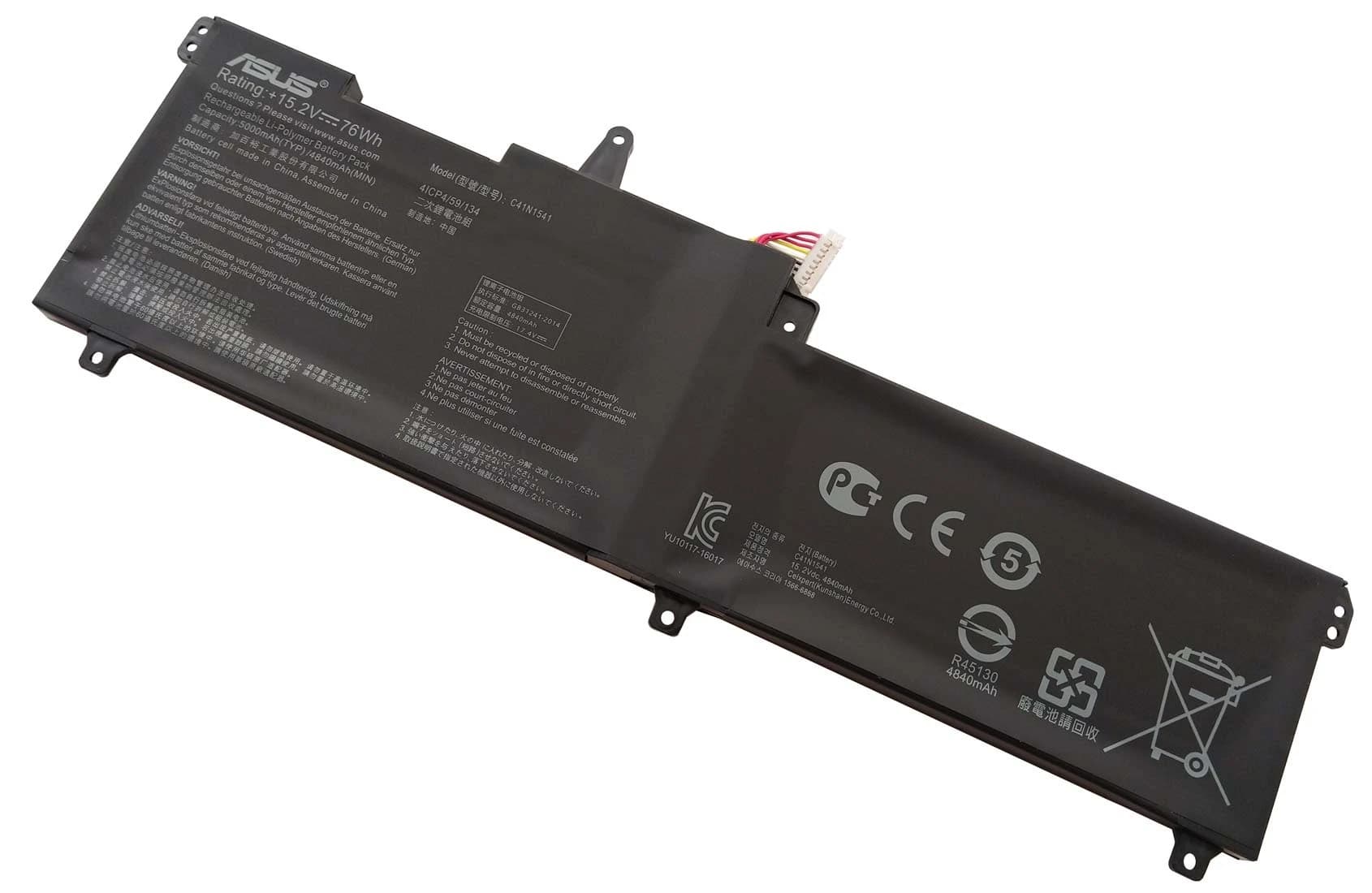 باتری اورجینال لپ تاپ ایسوس Asus GL702V C41N1541 — تصویر ۲