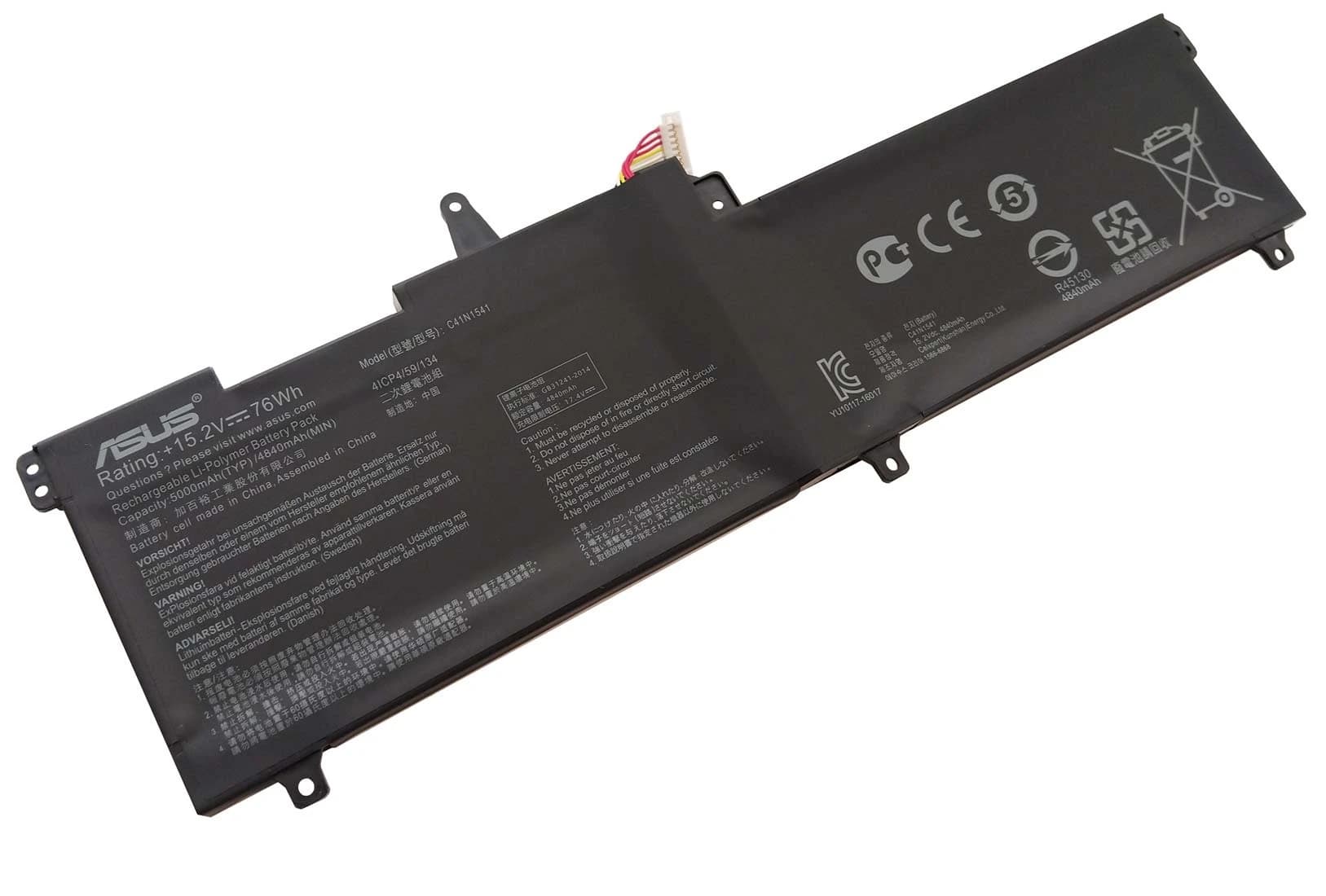 باتری اورجینال لپ تاپ ایسوس Asus GL702V C41N1541