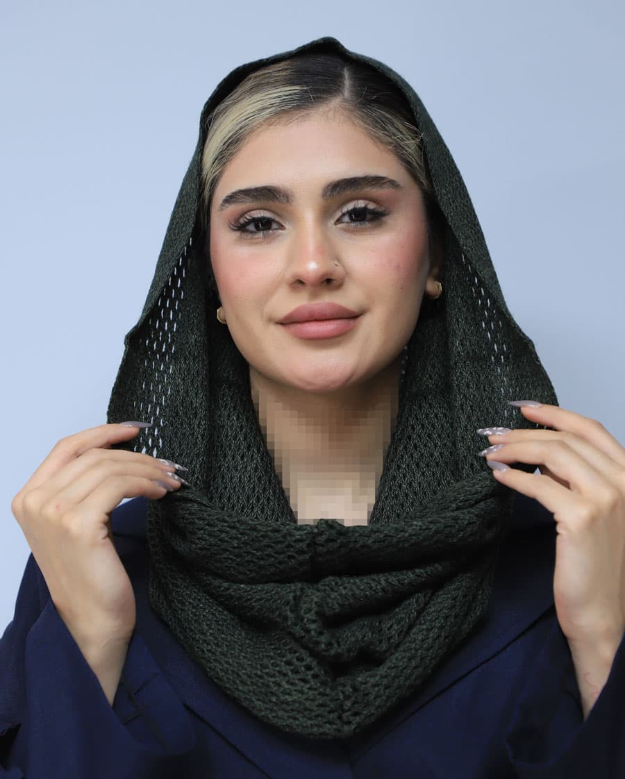 شال | مدل شال رینگی کد 53741 – سبز