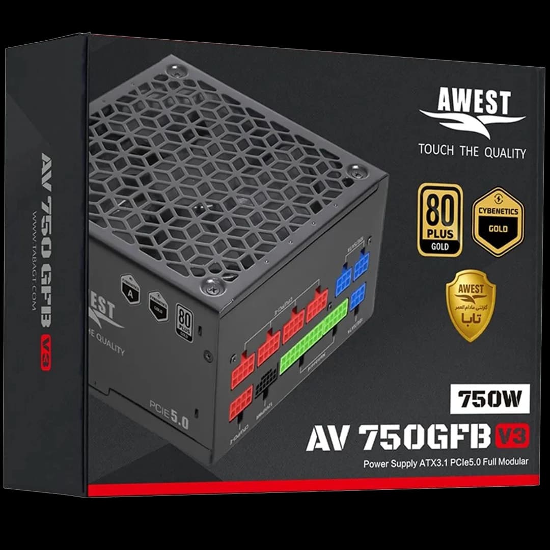 پاور 750 وات اوست مدل AV750-GFB V3