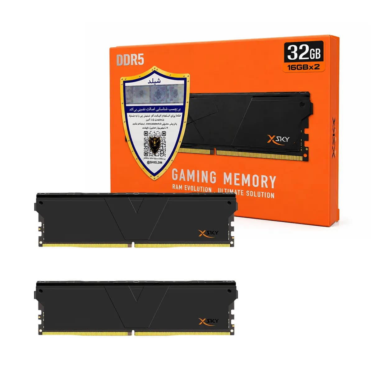 رم DDR5 دسکتاپ 32 گیگابایت Manta XSky 32GB (2 x 16GB) 6000 CL28 AMD EXPO & Intel XMP Memory Kit