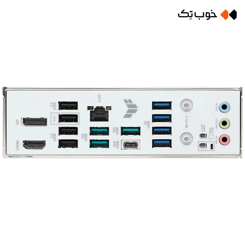 مادربرد ASUS TUF GAMING B850M-PLUS WIFI7 WHITE — تصویر ۷