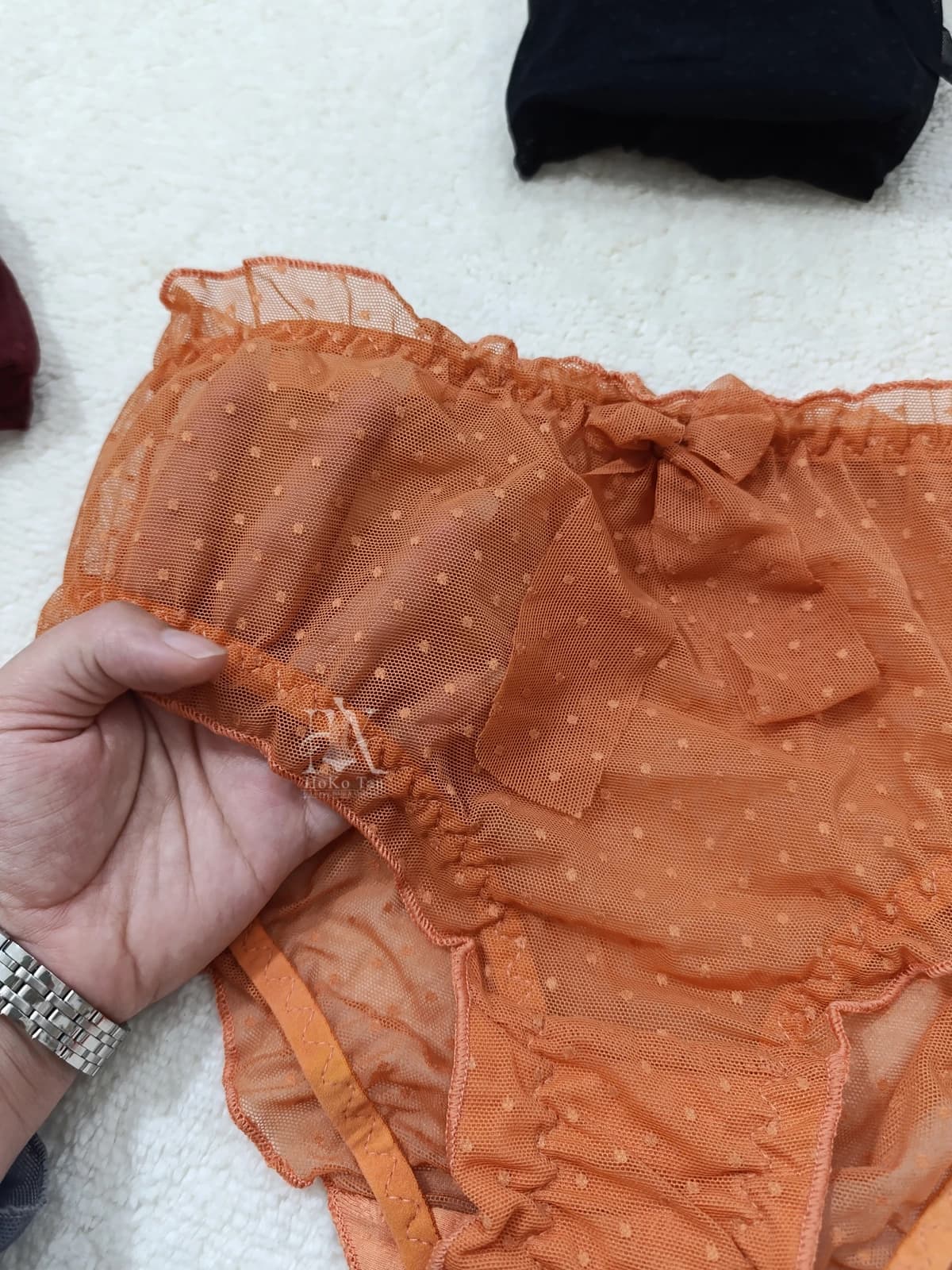 شورت زنانه توری خالدار شوگن کد 104 — تصویر ۲